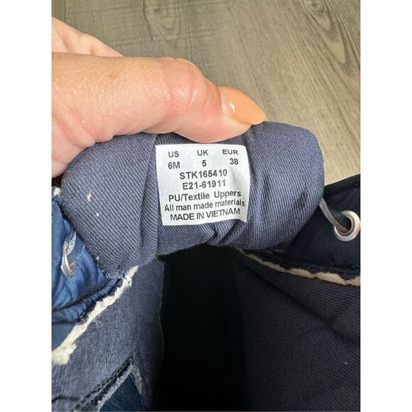 Sperry Girls Saltwater Rain Boot Navy Size 6M Big Kids Rubber Outdoors - Picture 9 of 10